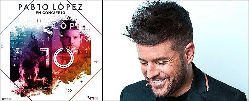 Pablo López llega el 2 de marzo a Torrevieja con la gira por sus 10 años en la música