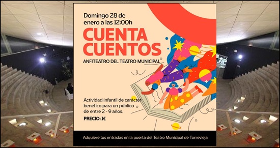 Vuelven los cuentacuentos al Teatro Municipal