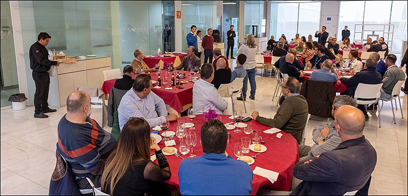 La Asociación de Hostelería celebró la tradicional comida anual con sus colaboradores