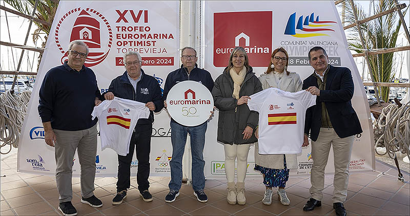 La Euromarina Optimist Torrevieja 2024 ya es toda una realidad con su puesta de largo