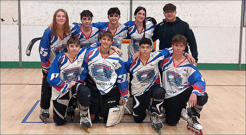 Los Halcones de Torrevieja, tras un triunfo y una derrota, son terceros en la Liga Valenciana de hockey línea