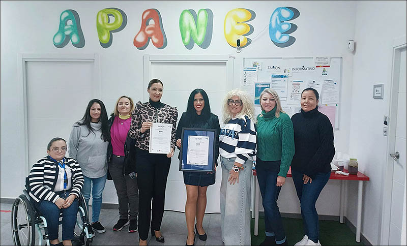 Apanee obtiene  de nuevo  el sello de certificado calidad Aenor  