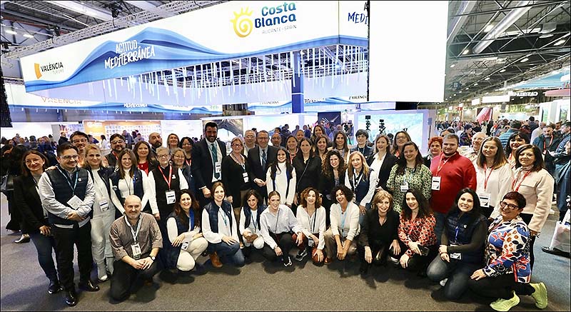 Costa Blanca concluye su participación en FITUR con las mejores perspectivas turísticas para 2024