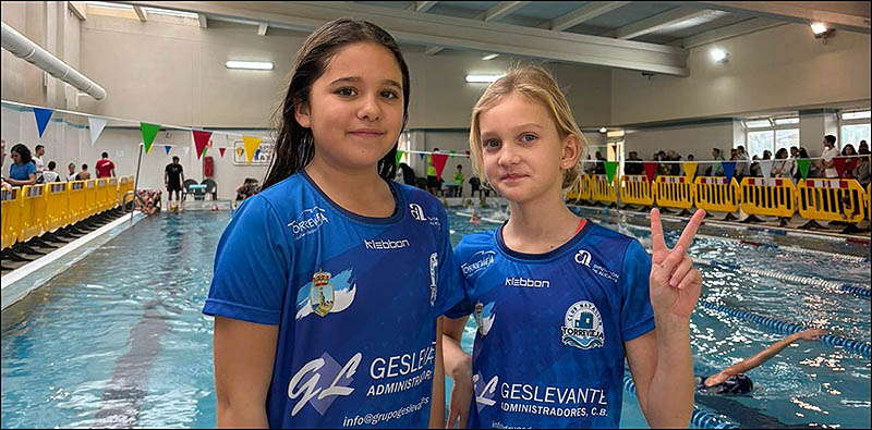 Buenos resultados del Club Natación en la tercera jornada de la liga benjamín