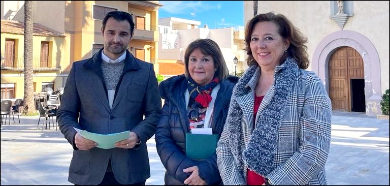 María Gómez y Eduardo Dolón anuncian el desdoblamiento de la CV-95 y la inversión de 30 millones de euros en Sanidad en la Vega Baja