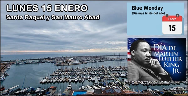 Agenda del lunes 15 de enero de 2024