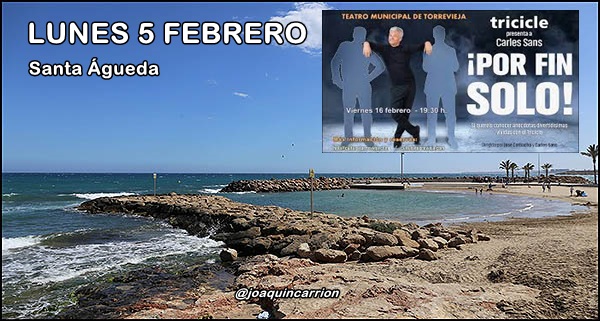 Agenda del lunes 5 de febrero