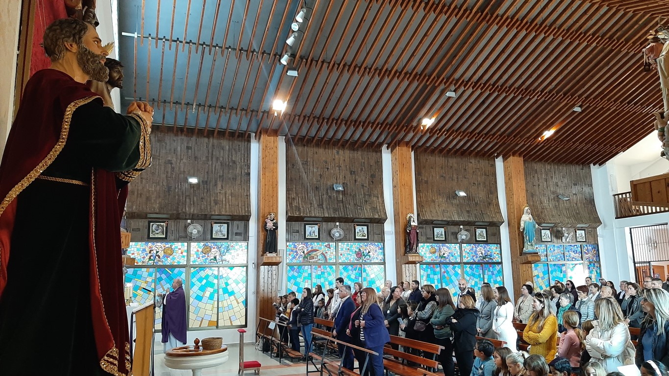 Celebrada la Misa Cuaresmal de la Cofradía de San Pedro Arrepentido en La Mata