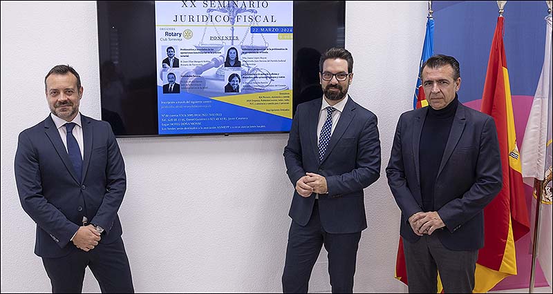 Presentado el XX Seminario Jurídico Fiscal, que se celebrará el viernes, 22 de marzo, en el Hotel Doña Monse