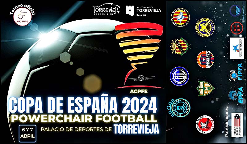 Torrevieja acogerá en abril la Copa de España 2024 Powerchair Football