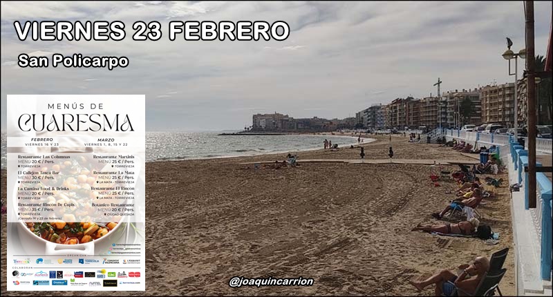 Agenda de fin de semana del 23 al 25 de febrero