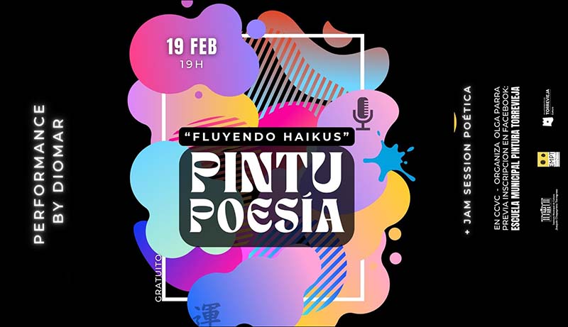La Escuela Municipal de Pintura organiza esta tarde un gran evento que aúna la pintura y la poesía