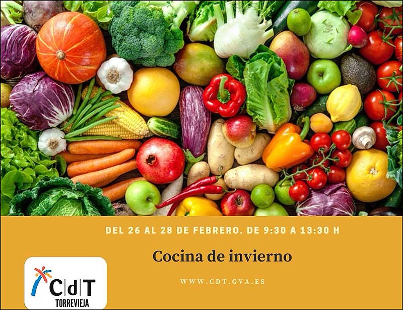 El CdT ofrece un curso de “Cocina de Invierno”. Mañana vence el plazo de inscripción