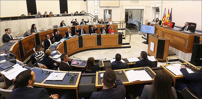 La Diputación aprueba el presupuesto más municipalista y social de su historia con el voto en contra de la oposición