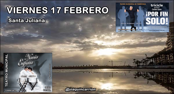Agenda de fin de semana del 16 al 19 de febrero