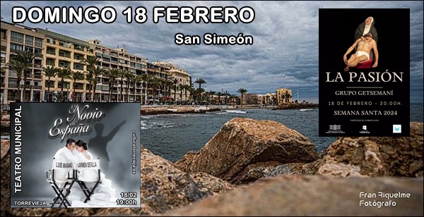 Agenda de fin de semana del 16 al 18 de febrero (y III)