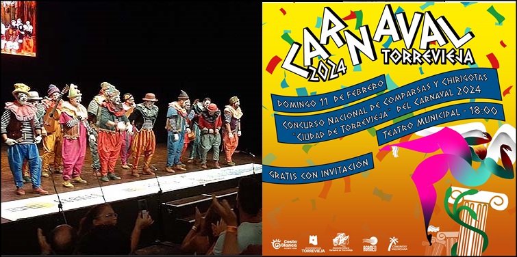 El carnaval cierra el domingo, con el Concurso Nacional de Comparsas y Chirigotas “Ciudad de Torrevieja”