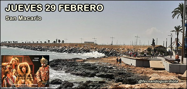 Agenda del jueves 29 de febrero