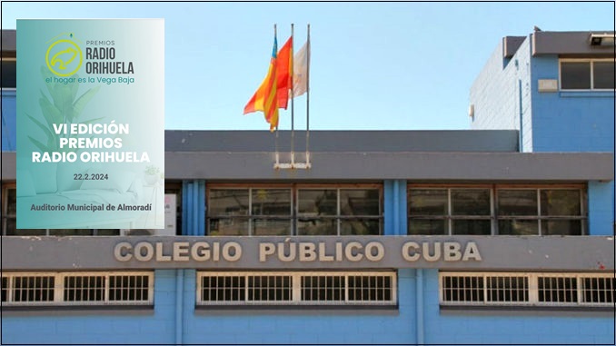 El Colegio Cuba recibe el premio Radio Orihuela de Educación