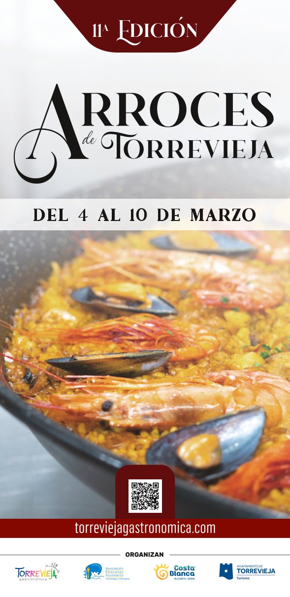 Arroces de Torrevieja 11ª Edición. Del lunes 4 al domingo 10 de marzo