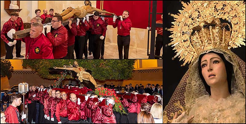 La Cofradía de Cristo Crucificado y María Stma. del Silencio, realiza hoy la bajada de la imagen del Crucificado