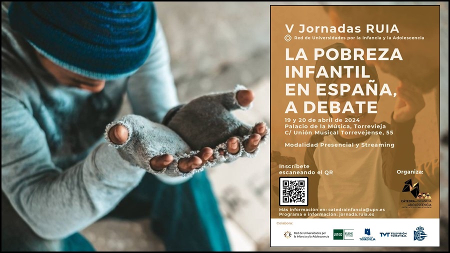Torrevieja acoge hoy y mañana, las V Jornadas RUIA bajo el lema “La pobreza infantil en España, a debate”
