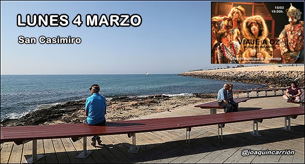 Agenda del lunes 4 de marzo