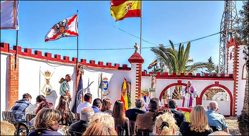 Los legionarios ofrecieron una Misa en recuerdo al Coronel Enrique Alonso