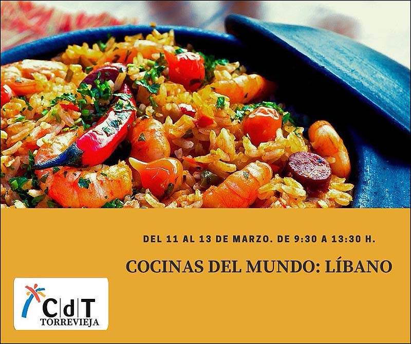 El CdT ofrece un curso de  “Cocinas del mundo: Líbano”