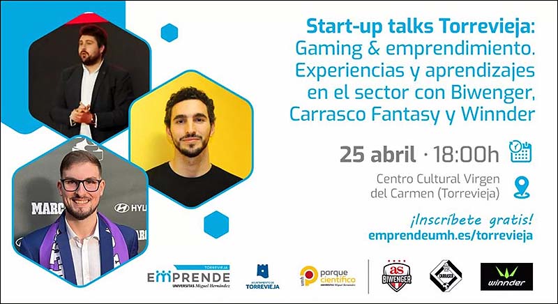 El próximo jueves 25, llega “Start-up talks Torrevieja”