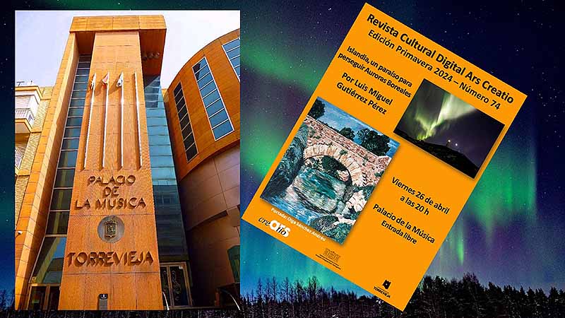 Este viernes se presenta el número 74 de la revista cultural digital Ars Creatio, correspondiente a la primavera de 2024