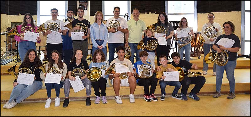 Gran Acogida al 8º Curso de Trompa “Ciudad de Torrevieja”