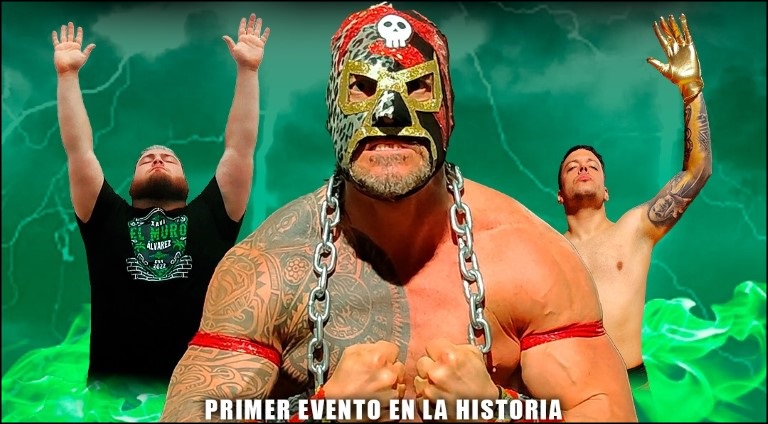 Un luchador torrevejense conserva el título de campeón de EW en una velada épica