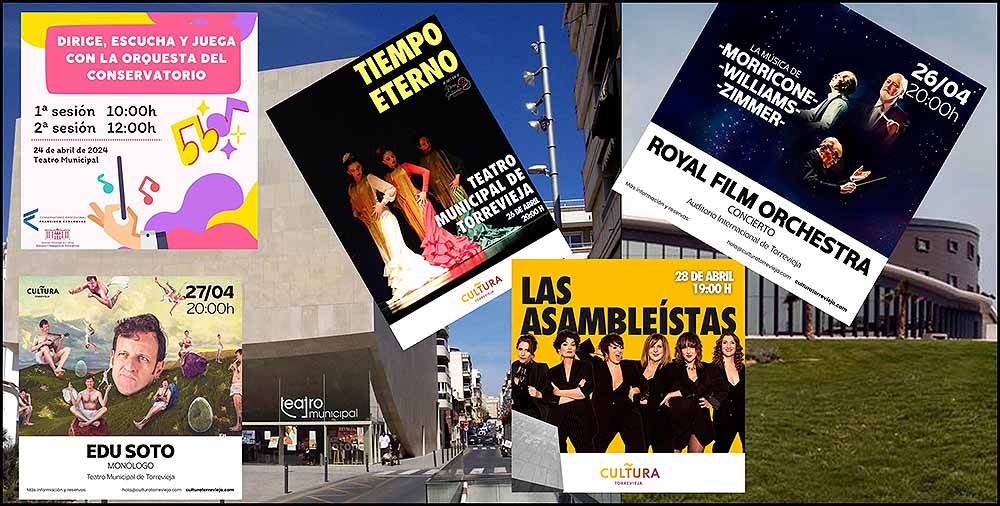 Música, danza y humor: Cultura Torrevieja ofrece otra semana repleta de entretenimiento