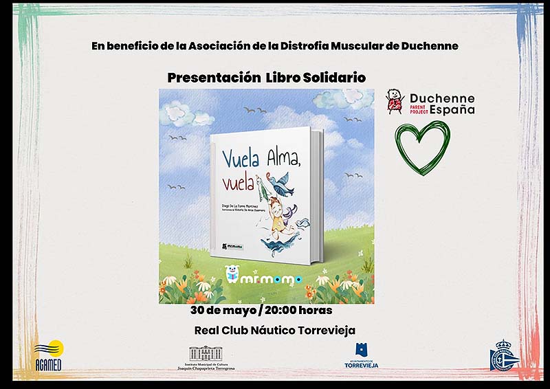 El libro «Vuela Alma, vuela”, será presentado el jueves en el Real Club Náutico