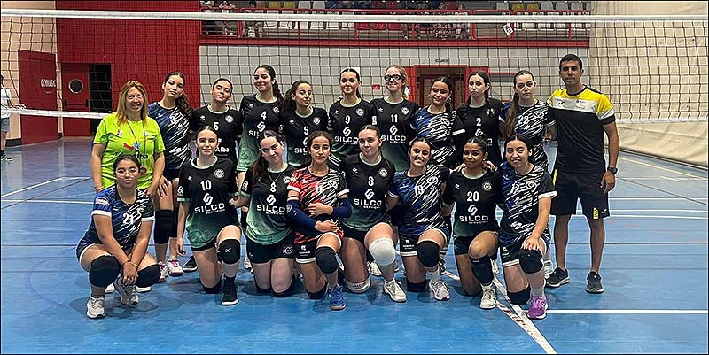 La Escuela Municipal de Voley jugó sendos amistosos en Albatera