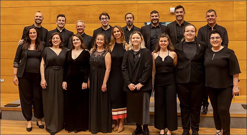 La Coral “Voces líricas del Mediterráneo” elevó la habanera a lo más alto en un concierto excepcional
