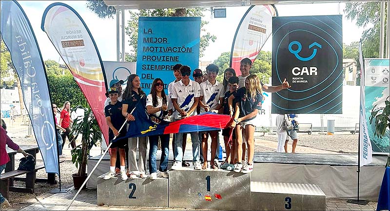 Marco Ballesteros campeón de España masculino en windsurf bic-techno sub-17