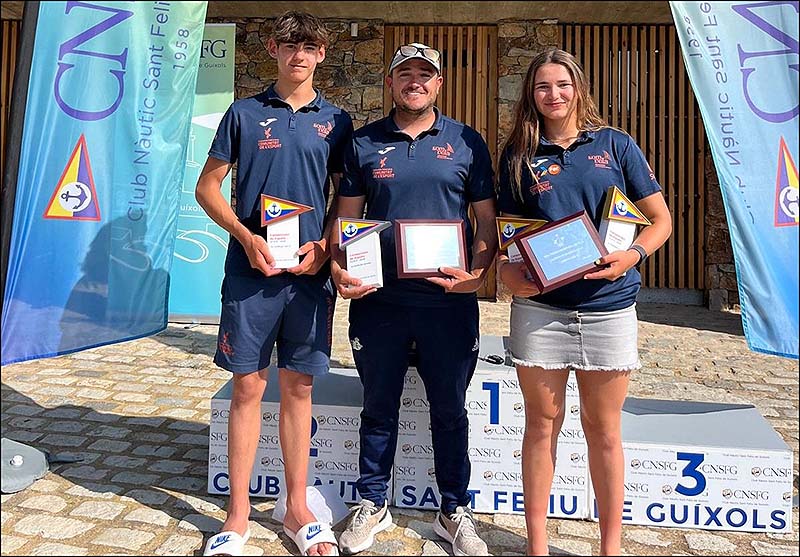 Adriana Castro se clasifica para el Mundial “Youth world sailing” y Leo Griñán para el “Europeo en ILCA 6”