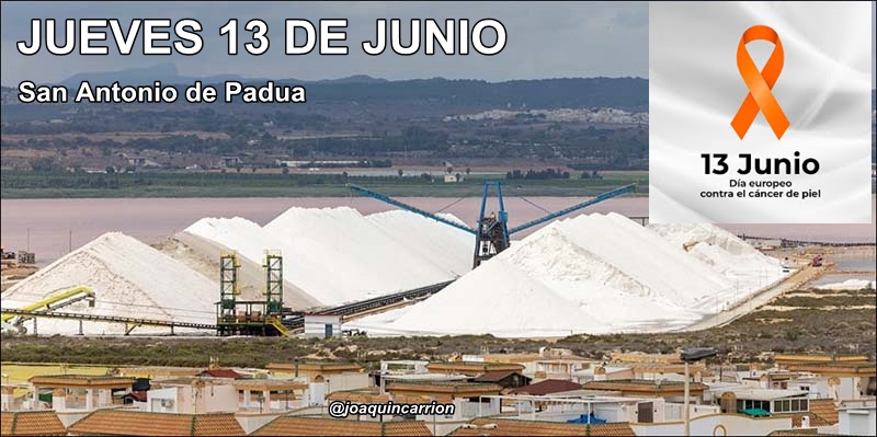 Agenda del jueves 13 de junio