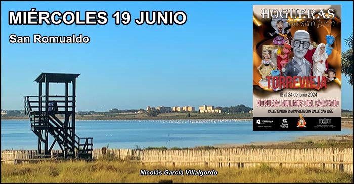 Agenda del miércoles 19 de junio