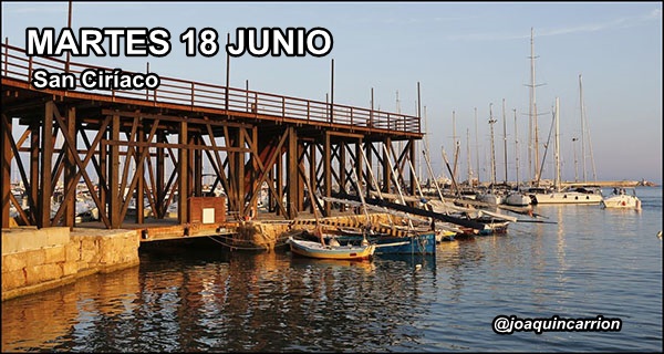 Agenda del martes 18 de junio