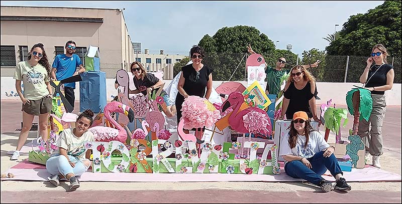 Los alumnos del Colegio Inmaculada disfrutaron de las tradicionales hogueras