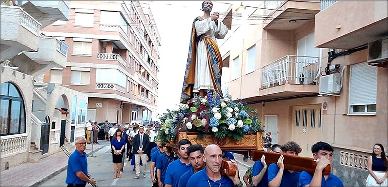 La imagen de San Pedro Arrepentido recorrió las calles de la Mata