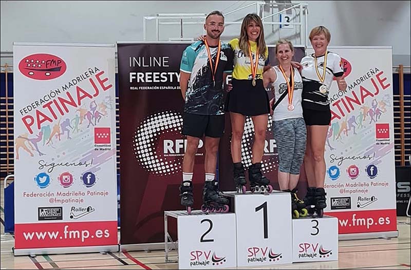 El Club de Patinaje Torrevieja consigue una medalla de oro y una medalla de plata en la segunda fase del Campeonato de España de patinaje inline freestyle