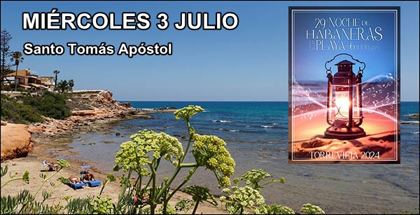 Agenda del miércoles 3 de julio