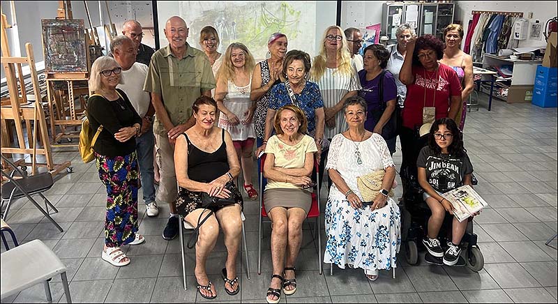 Charla del Artista Pintor Frédéric Belli en la Escuela Municipal de Pintura