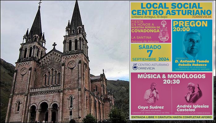 El Centro Asturiano celebrará  sus “Fiestas de la Santina” del 6 al 8 de septiembre