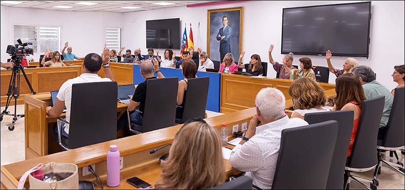 El Ayuntamiento celebra esta tarde pleno ordinario del mes de agosto