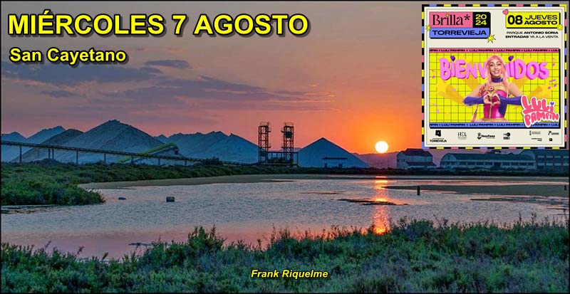 Agenda del miércoles 7 de agosto